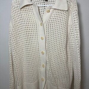 Women's Simply Vera Vera Wang Crochet Cardigan
